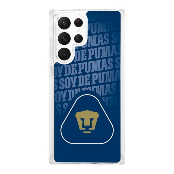 UNAM Pumas HD Phone Case for Samsung Galaxy S23 Ultra (Faded Text) by Affinity Bands