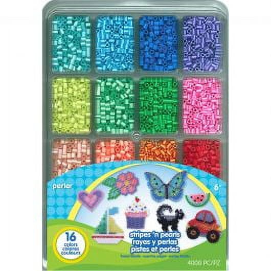 Perler Biggie Beads Pegboards & Patterns: Clear, 3 Pieces 