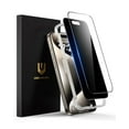thumbnail image 1 of UNBREAKcable 2PCS Screen Protector for iPhone 15 Pro Max - 1 Privacy Tempered Glass+1 Clear Glass Double Shatterproof [Installation Frame] [9H Hardness] [Case Friendly] Anti-Scratch iPhone 6.7 inch, 1 of 1