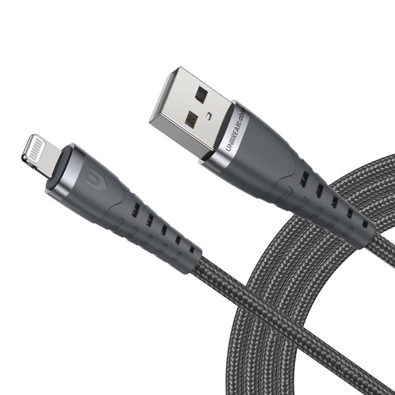UNBREAKcable 3.3' Lightning to USB Cable, Black