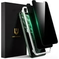 UNBREAKcable Privacy Screen Protector for iPhone 11 Pro Max/XS Max, Shatterproof Tempered Glass