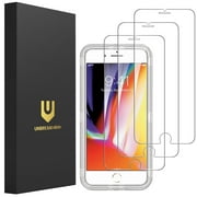 UNBREAKcable Xi Series Tempered Glass Screen Protectors for iPhone 8 Plus/7 Plus [3-Pack] [Full Coverage] [Bubble Free] [9H]