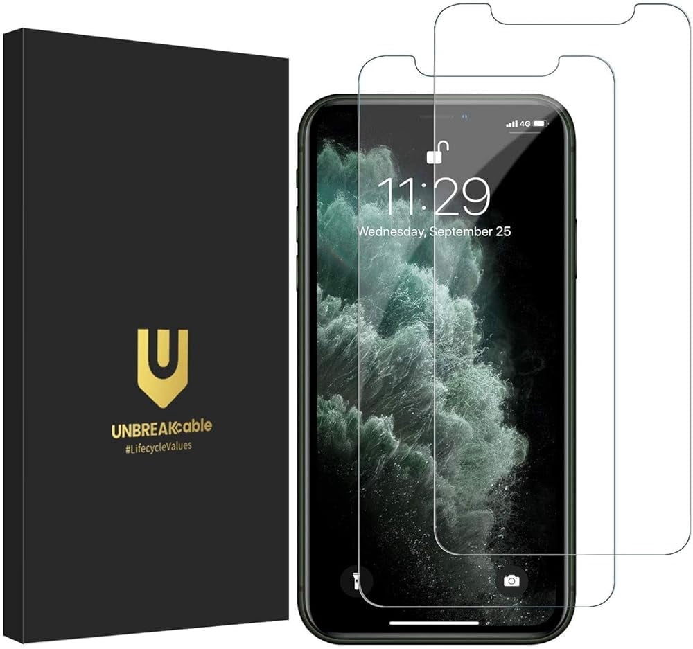 UNBREAKcable 2-Pack Screen Protector for iPhone 11 Pro/ Xs Max, 6.5 ...