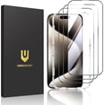 thumbnail image 1 of UNBREAKcable Tempered Glass Screen Protector for iPhone 15 Pro [3-Pack] [Full Coverage] [9H Hardness] 6.1", 1 of 10