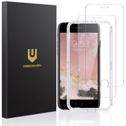 UNBREAKcable Shatterproof Tempered Glass Screen Protector for iPhone SE 2022/SE 2020, iPhone 8/7 [2-Pack] [99.99% HD Clear] [Easy Installation Frame] [9H Hardness][Bubble Free] for Apple 4.7