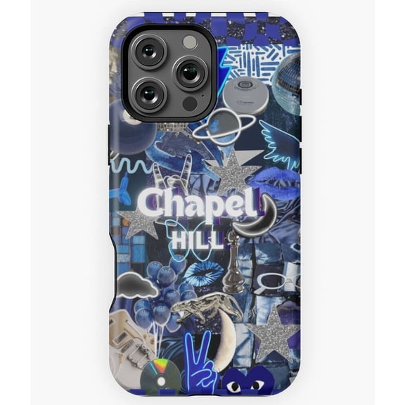 UNC Chapel Hill Collage Fan Art N7003 Phone Case for iPhone 17 16 15 14 13 12 11 Pro Max