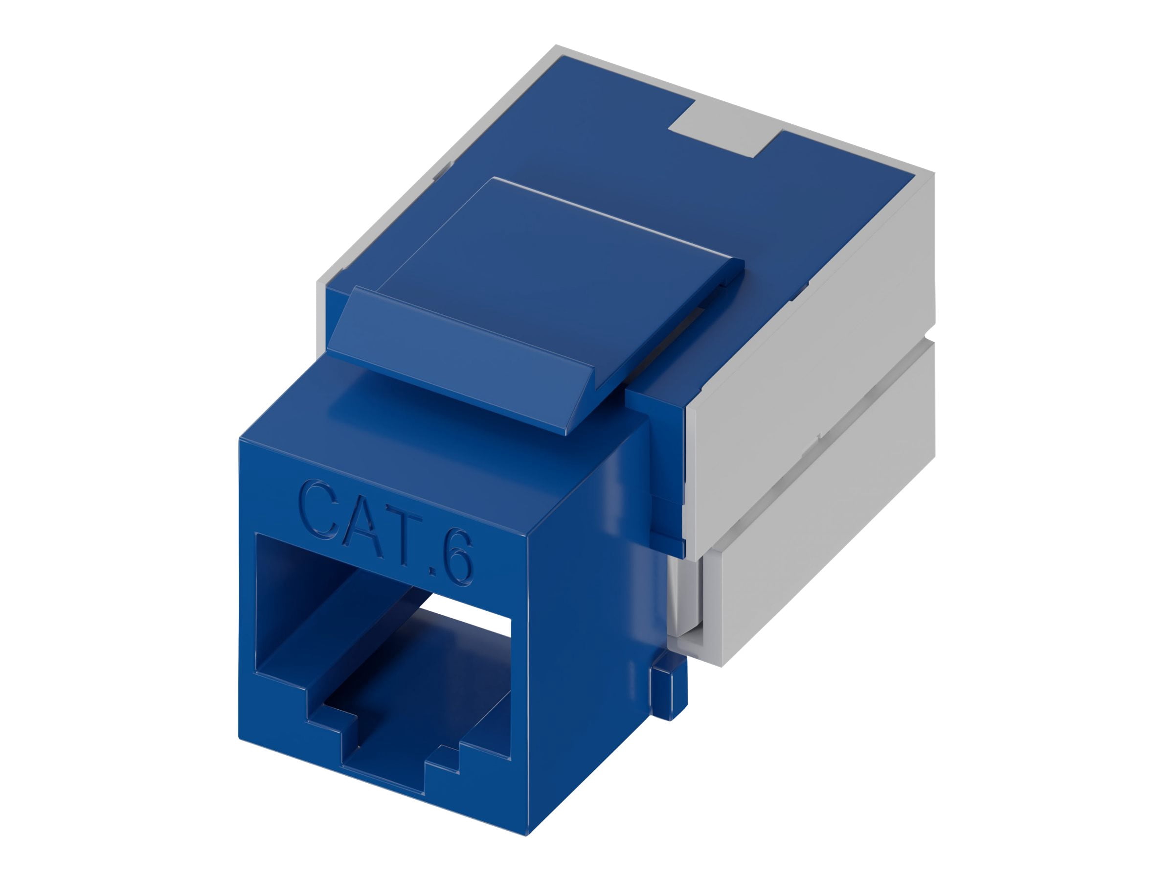 UNC Group - Modular insert - CAT 6 - RJ-45 - blue - Walmart.com