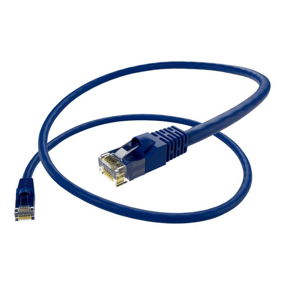 UNC Group - Patch cable - RJ-45 (M) to RJ-45 (M) - 5.9 in - UTP - CAT 6 - snagless, stranded - blue