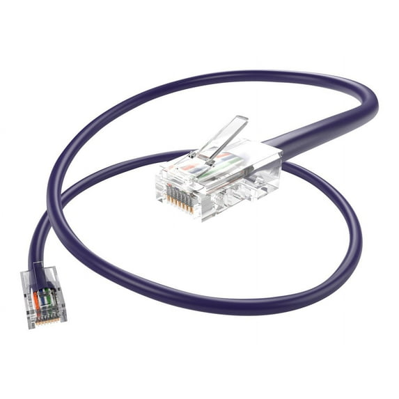 UNC Group - Patch cable - RJ-45 (M) to RJ-45 (M) - 7 ft - UTP - CAT 5e - stranded - purple