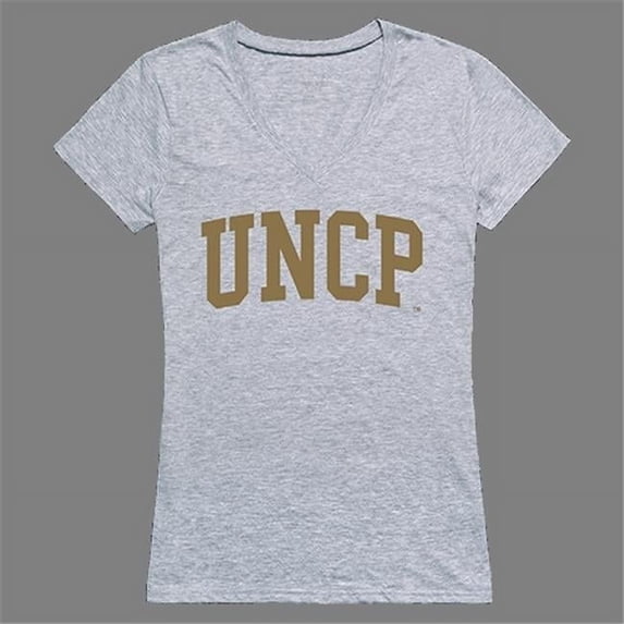 UNC Pembroke Braves Game Day Womens T-Shirt - Heather Grey, Large