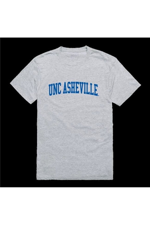UNC University of North Carolina at Asheville Bulldogs Mens Game Day Tee T-Shirt - Heather Grey, Medium