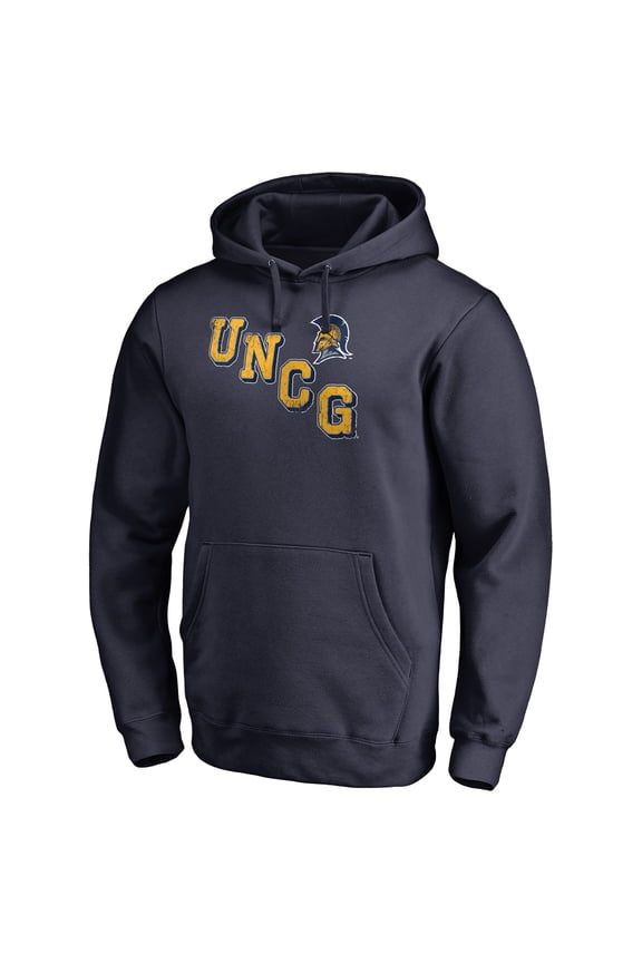 UNCG Spartans Acronym Pullover Hoodie - Navy Blue