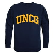 UNCG University of North Carolina at Greensboro Spartans Arch Crewneck Pullover Sweatshirt Sweater Navy Medium