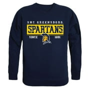 UNCG University of North Carolina at Greensboro Spartans Established Crewneck Pullover Sweatshirt Sweater Navy Large