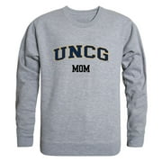 UNCG University of North Carolina at Greensboro Spartans Mom Fleece Crewneck Pullover Sweatshirt Heather Grey Small