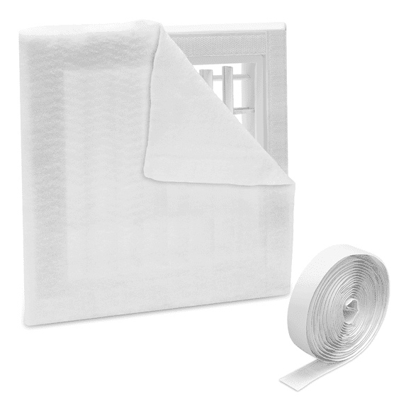 UCINNOVATE MERV 13 Filter Media 20"x90", 12.5 Ft² Cut to Fit Electrostatic Air Vent Filters with 125" Tape, Stop Dust, Pollen and Pet Dander(0.3 Microns) for HVAC AC Vent Purifiers Fan Registers