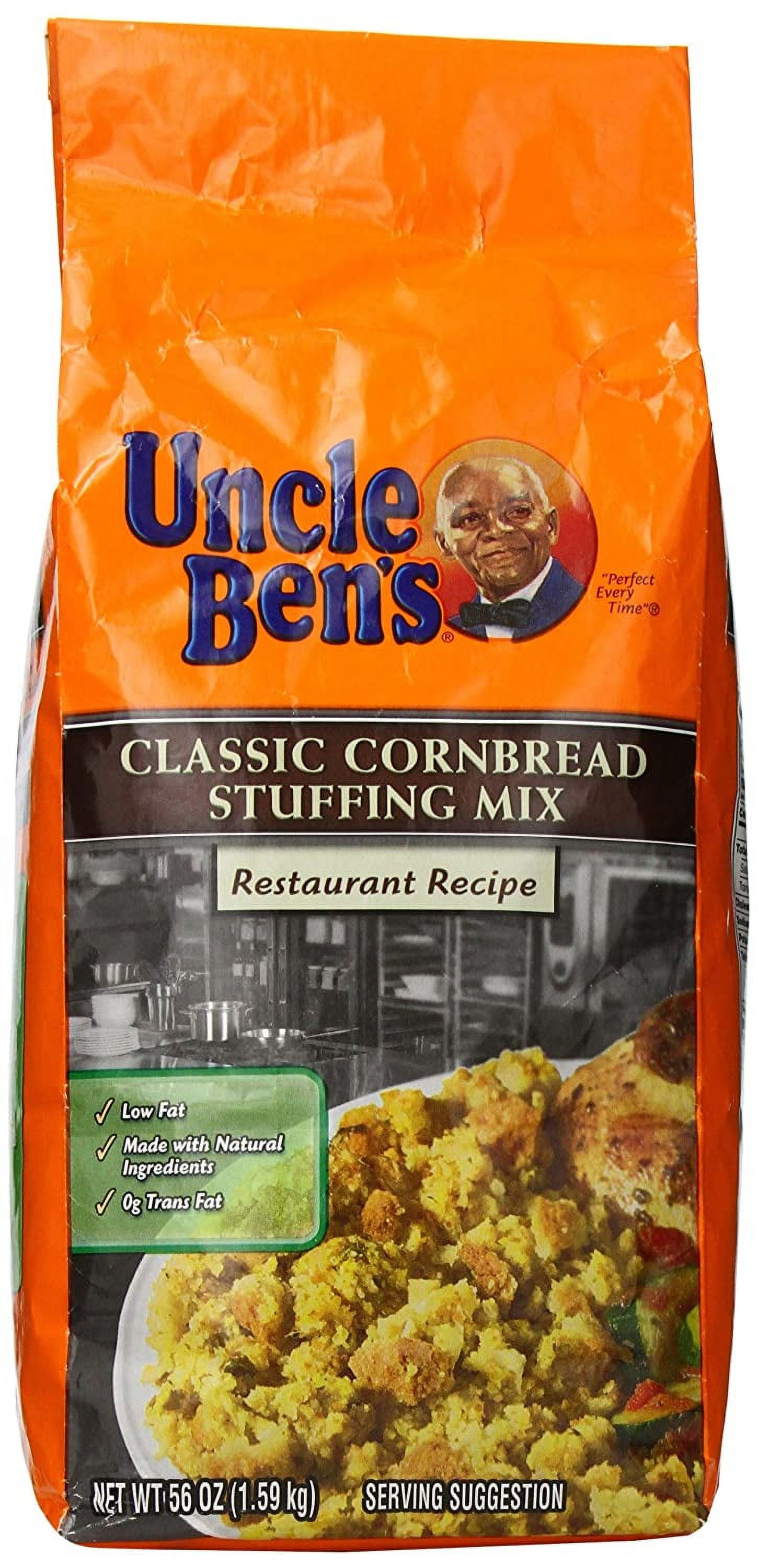 UNCLE BEN'S Classic Cornbread Stuffing Mix, 3.5 Pound Classic Cornbread Stuffing Mix 3.5 Pound (Pack of 1)