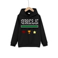 thumbnail image 1 of UNCLE LEVEL UNLOCKED Letter Print Pullover Cute&Cozy Hoodie For Kids Boys Spring Fall Winter - Keep Him Warm And Stylish!, 1 of 10