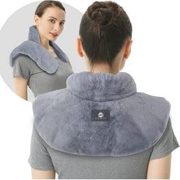 SunnyBay Microwavable Weighted Heating Pad for Neck Shoulders Heated Neck Pillow Moist Neck Warmer to Relieve Muscle Tension Achy Joints Cramps or Back Pain Freeze or Microwave Blue Walmart
