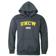 UNCW University of North Carolina Wilmington Seahawks Mom Fleece Hoodie Sweatshirts Heather Grey Small