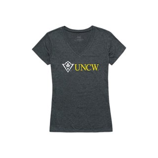 UNCW University of North Carolina at Wilmington Seahawks Womens  Institutional Tee T-Shirt Heather Charcoal Small at  Women's Clothing  store