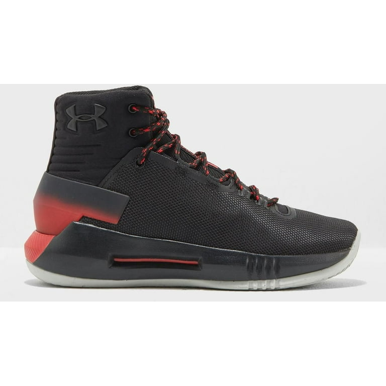 Under Armour DRIVE バスケットシューズ 黒白 UNDER ARMOUR アンダーアーマー（UNDER ARMOUR）（キッズ