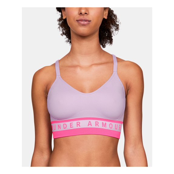 UNDER ARMOUR Intimates Purple Nylon Strappy Low-Impact Seamless Sports Bra XS