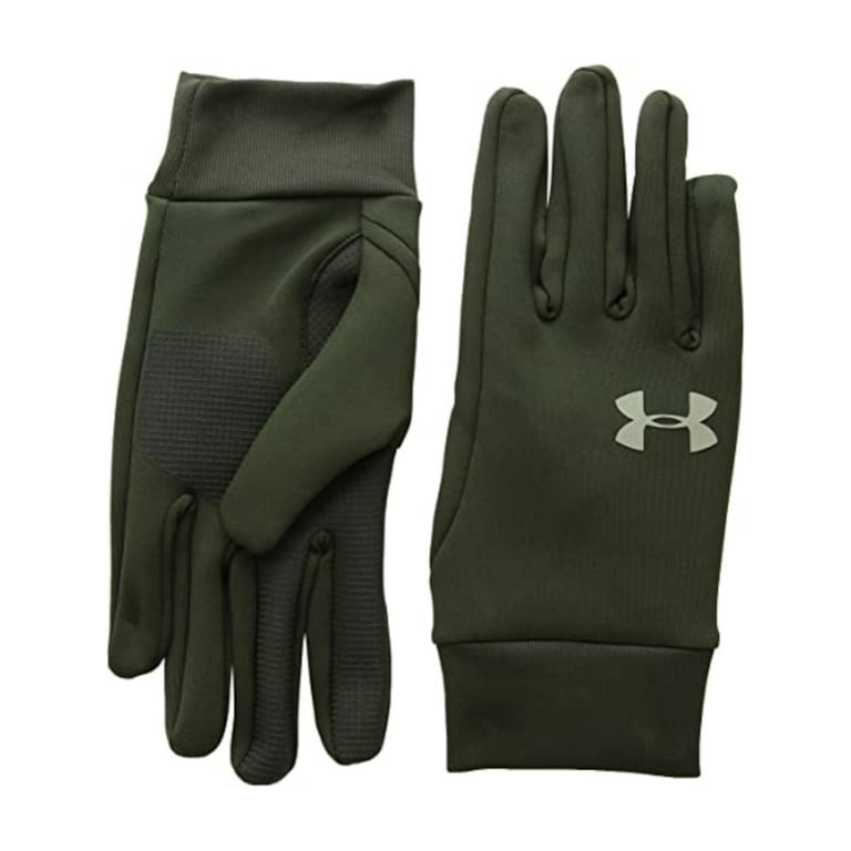  Under Armour Men Armour Liner 2., Comfortable and  water-resistant touchscreen gloves, breathable liner gloves for running in  winter : Sports & Outdoors