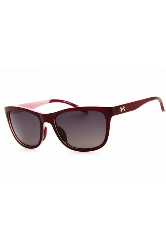 UA PLAY UP 00T5 XW Women's Burgundy Pink Sunglasses
