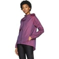 thumbnail image 1 of UNDER ARMOUR Womens Purple Pocketed Drawstring Hood Split Hi-lo Hem Zip Up Jacket S, 1 of 2