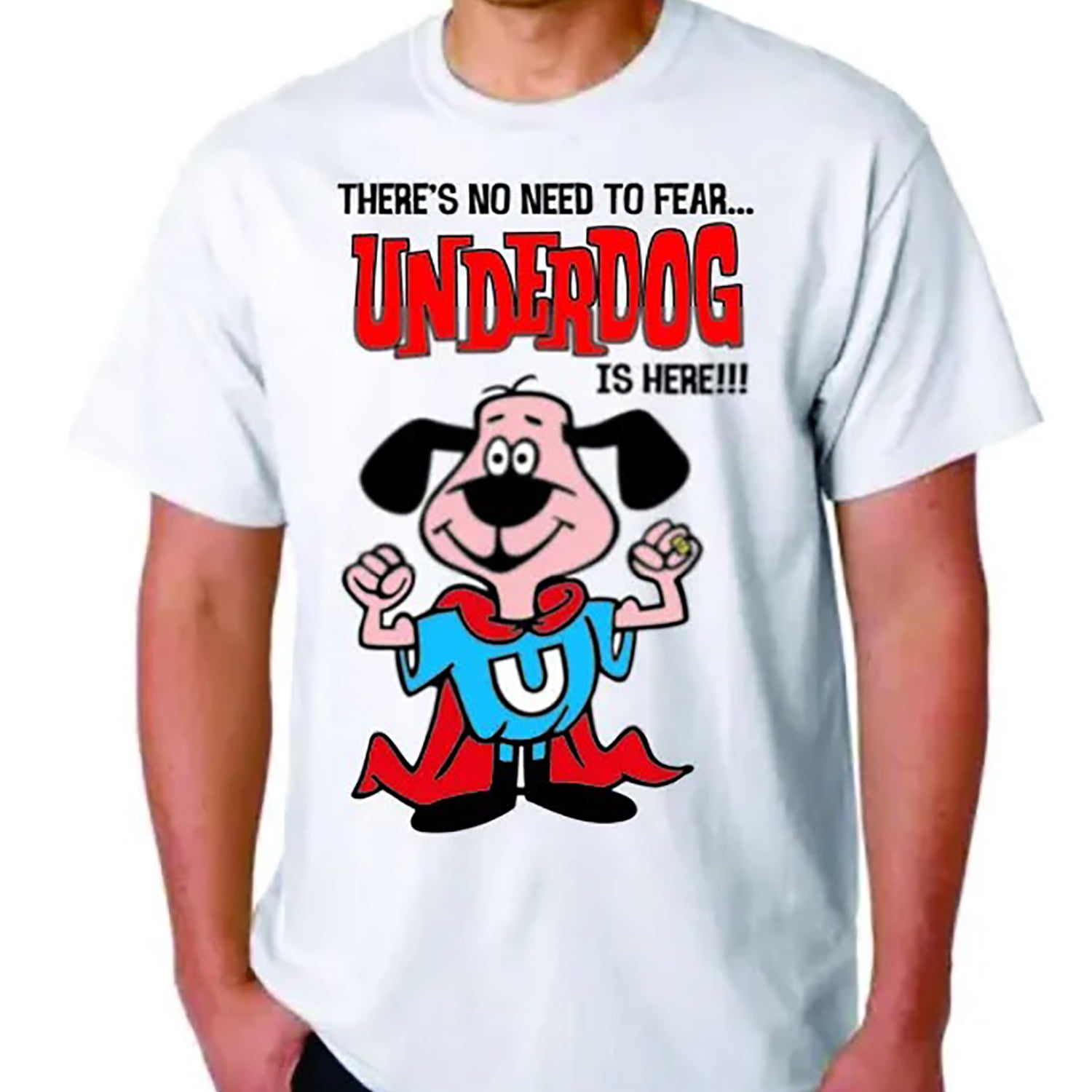 UNDERDOG CARTOON T-SHIRT JAY WARD BULLWINKLE ROCKY HANNA BARBERA CEREAL ...