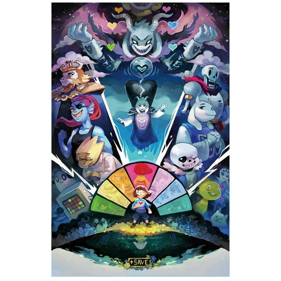 UNDERTALE 5 Poster 12x18inch (30x46cm) poster, perfect for any room! Frameless art Wall Art Gift