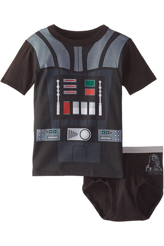 UNDERWEAR SET BOYS - STAR WARS SZ 4 - DC COMICS UNDERSHIRT & BRIEF
