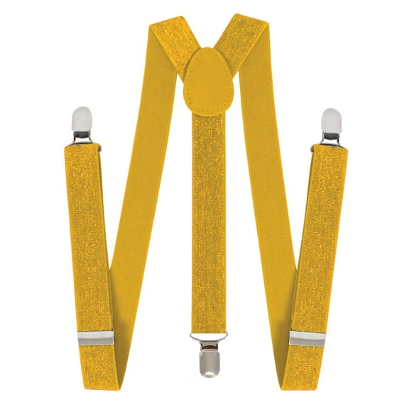 UNDERWRAPS Adults Sexy Gold Suspenders - Suspenders for Men and Women, Unisex Suspenders, Boys and Girls Accessories, Halloween Fashion Outfit Gifts (OS)