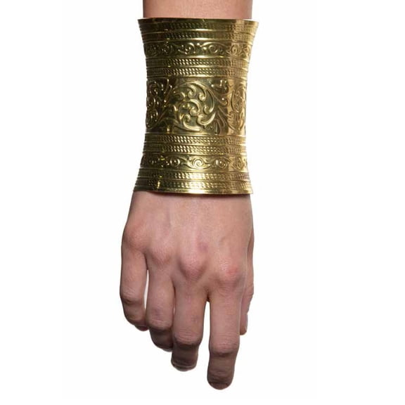 UNDERWRAPS Antique Gold Arm Cuff - Womens Halloween Costume Jewelry Greek Goddess Costume Jewelry, Egyptian, Cleopatra, Halloween Accessories