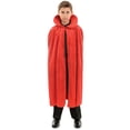 thumbnail image 1 of UNDERWRAPS Big Girl's Children's Velvet Cape with Collar - Red, One Size Childrens Costume, red, One Size, 1 of 1