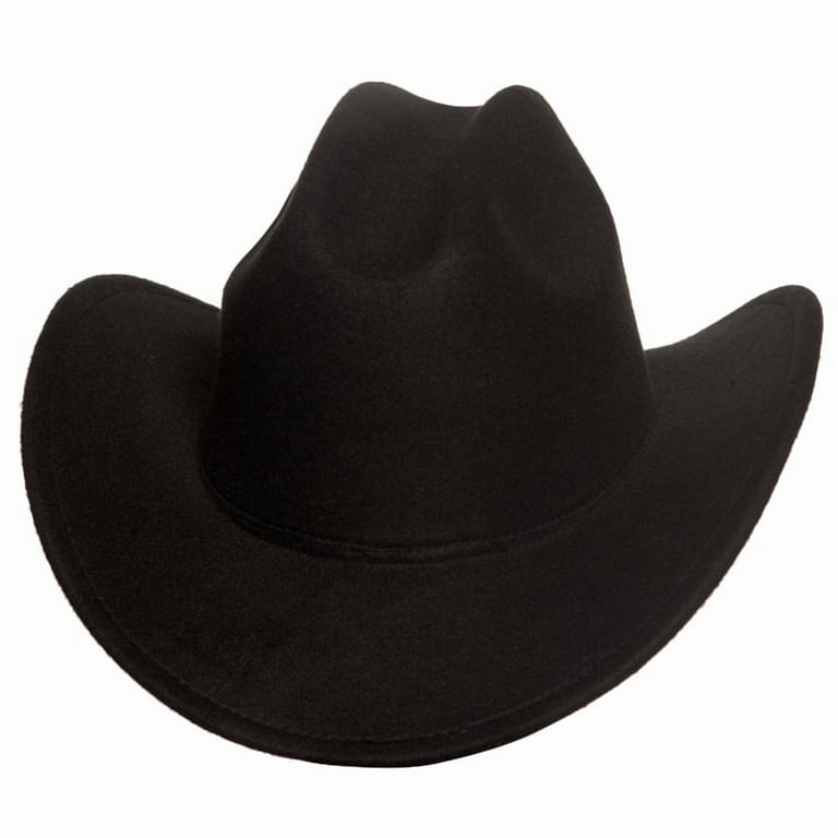 UNDERWRAPS Black Cattleman Cowboy Hat Western Hats for Men and