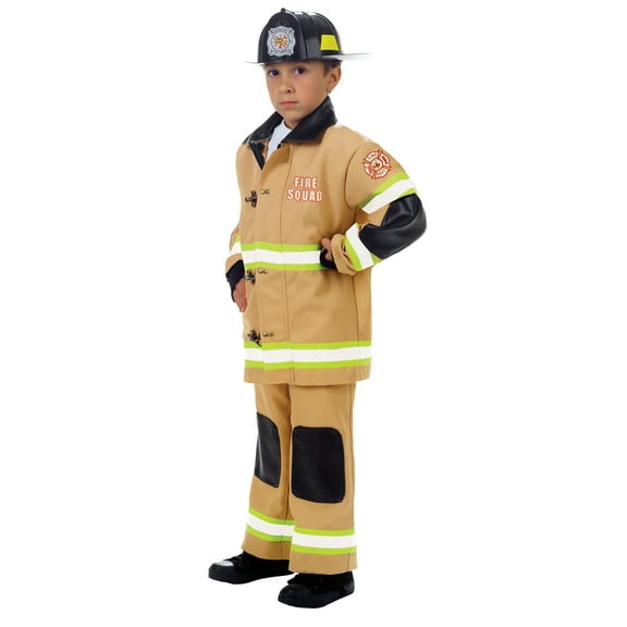 UNDERWRAPS Cool Firefighter Child Costume - Cute Costume for Kids, Cosplay Outfits for Dress Up, Halloween Party Outfits