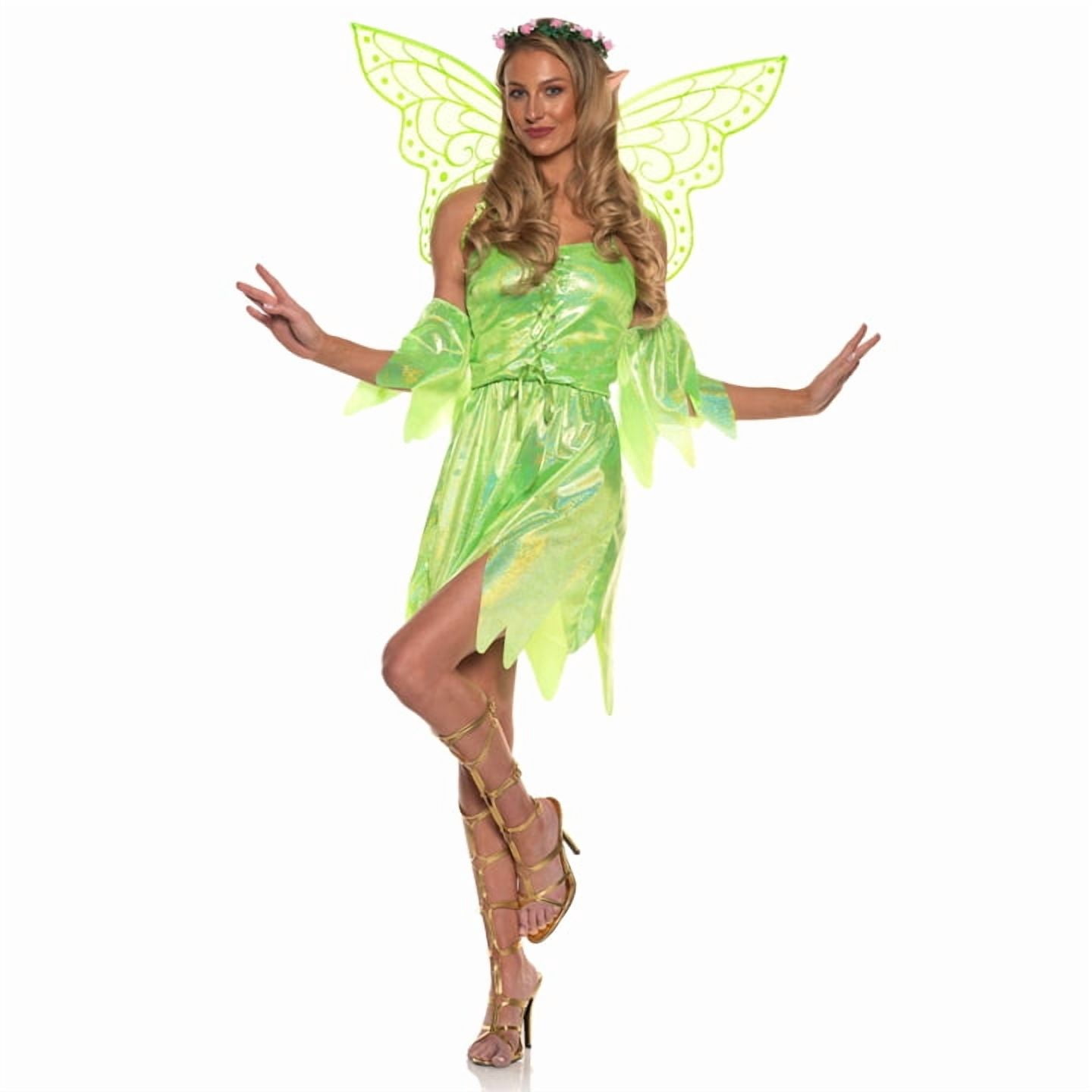 fairy in green dress Aurora's Green Fairy Dress Green / S