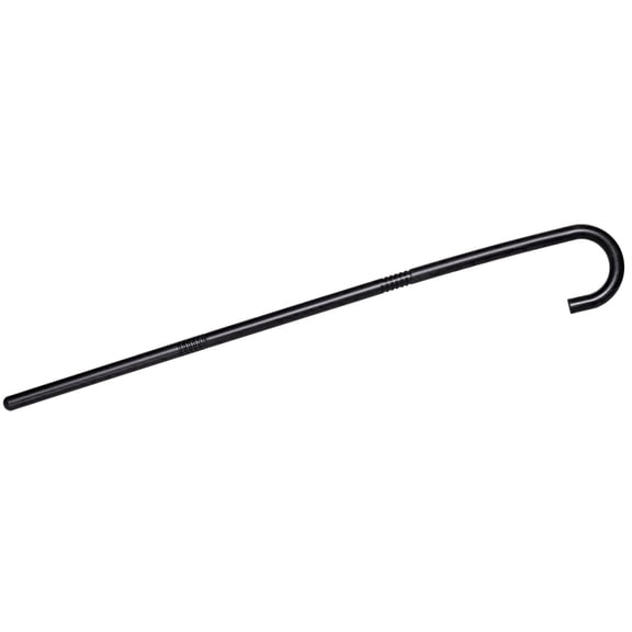 Underwraps Adult Costume Faux Cane Prop, Round Handle, Black