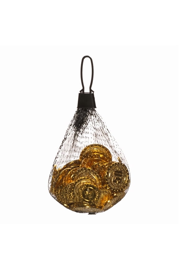 Faux Gold Plastic Coins - St. Patricks Day, Prop Money, Costume Accessories, Treasure Chest Coins, Pirate Treasure Chest