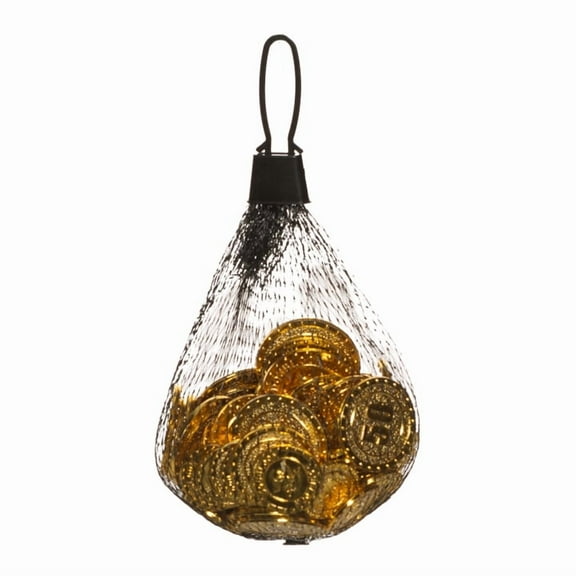 UNDERWRAPS Faux Gold Plastic Coins - St. Patricks Day, Prop Money, Costume Accessories, Treasure Chest Coins, Pirate Treasure Chest
