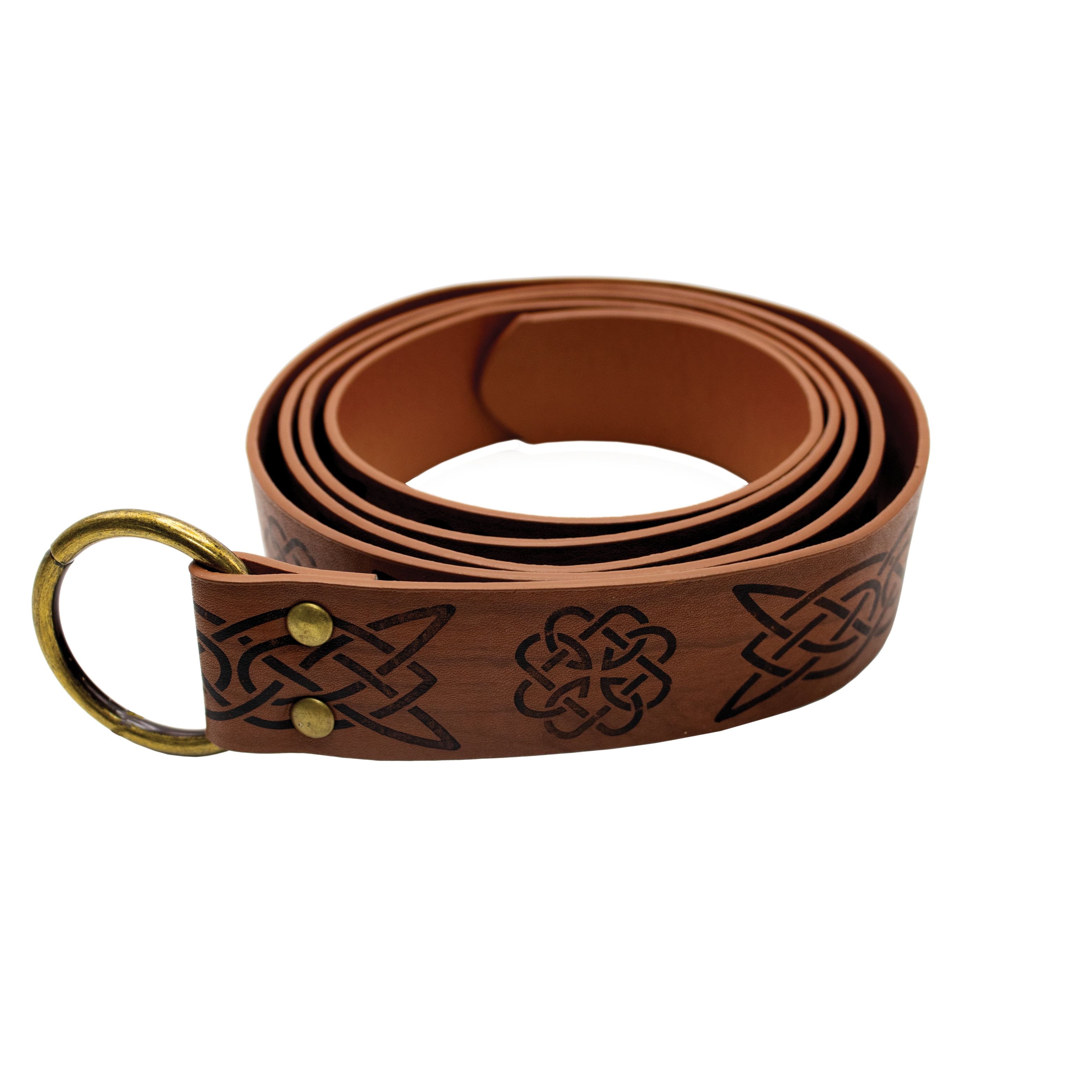UNDERWRAPS Faux Leather Renaissance Belt - Brown Leather  display picture 3