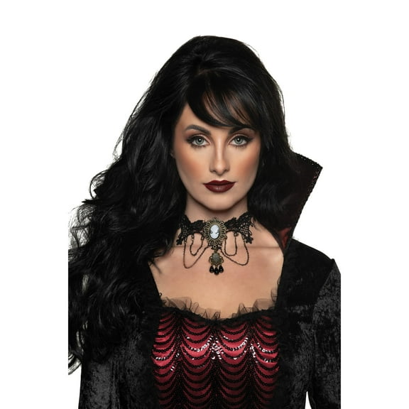 UNDERWRAPS Gothic Lace Choker - Womens Victorian Jewelry Set, Black Lace Necklace for Halloween, Cosplay Jewelry, Punk Jewelry Halloween Accessories