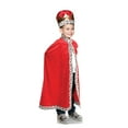 thumbnail image 1 of UNDERWRAPS Kids King and Queen Cape - Halloween Costumes for Boys & Girls, Cosplay Dress Up for Children, Festival Outfits, 1 of 1