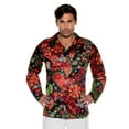 thumbnail image 1 of UNDERWRAPS Mens 60s Peace Shirt - Mens Short Sleeve, Disco Outfit, Couples Matching Outfits, Hippie Shirts, Summer Casual, Beach Shirt, 1 of 4