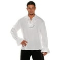 thumbnail image 1 of UNDERWRAPS Mens Gauze Pirate Shirt - Halloween Costume for Men & Women, Medival Events Costume, Cosplay Dress Up, LARP Costume, 1 of 1