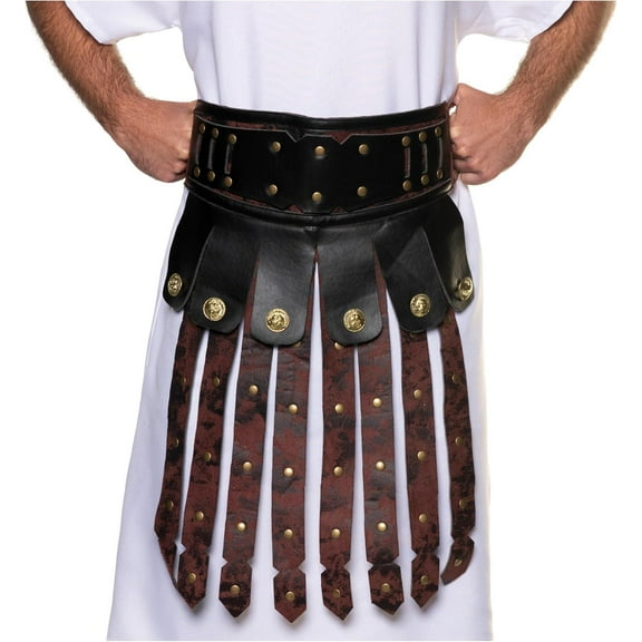 UNDERWRAPS Mens Greek Roman Belt - Warrior, Knight Armor, Medieval Belt, Cosplay and Halloween Accessories, Soldier, Viking, Renaissance Belt (One Size)