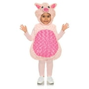 UNDERWRAPS Pot Belly Pig Toddler Halloween Costume - Pig Belly Baby Cute Costume for Girls & Boys Dress Up, Toddler Dress Up Play Set Costume Kit