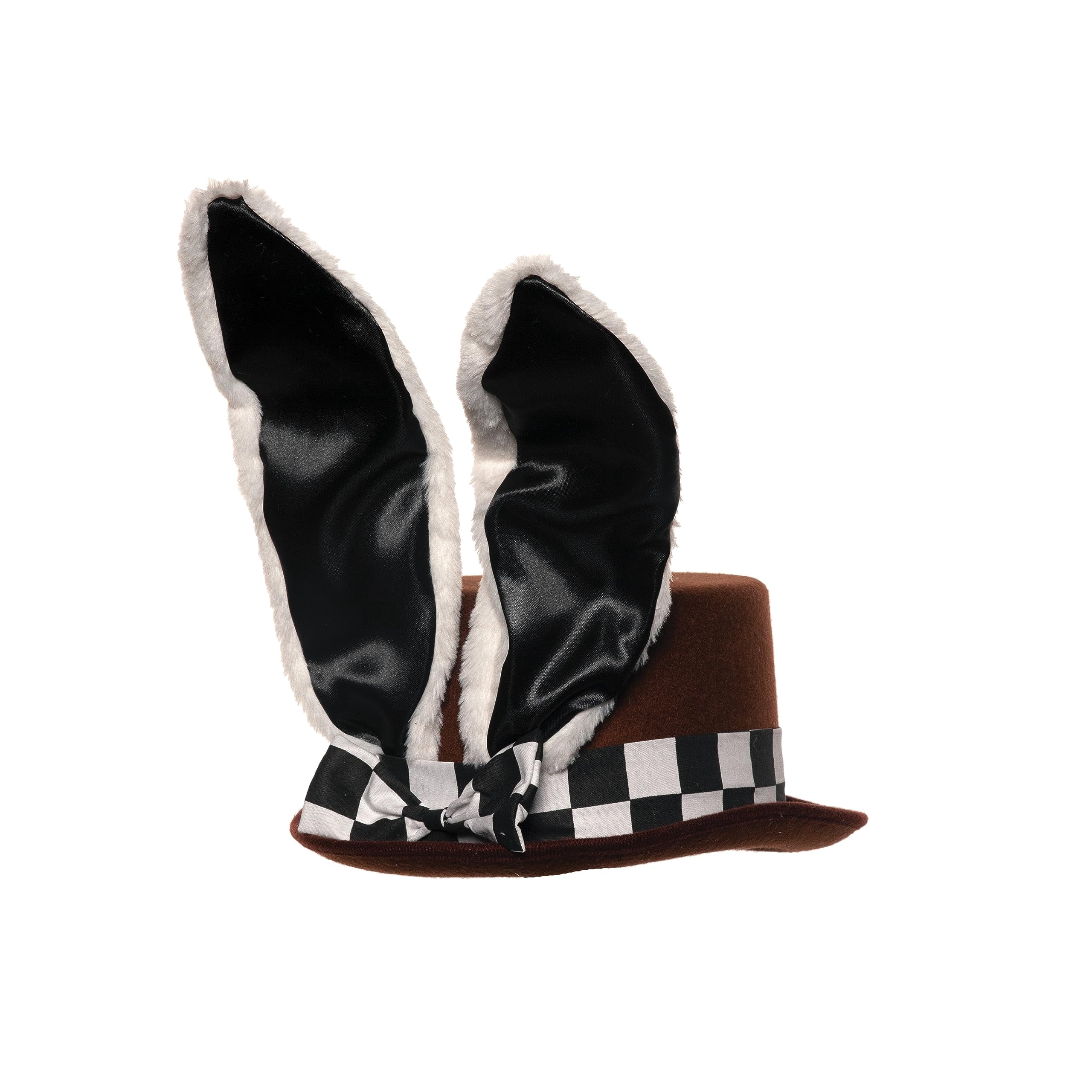 Black and Brown rabbit hat Brown B-52 Aviator Hat with Natural Brown Rabbit Fur for Men  main image 2